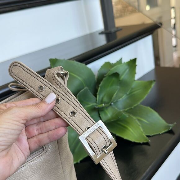 Stone & Co. Renaissance Genuine Leather Shoulder Bag Purse Crossbody Pebbled - Picture 3 of 12